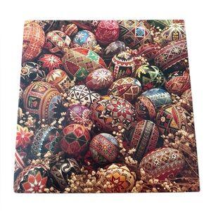 Vintage 1988 Hallmark Elegant Eggs Jigsaw Puzzle-Ukrainian Design NEW OLD STOCK